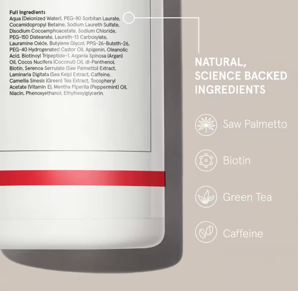 Men's Biotin Hair Thickening Shampoo